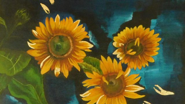 Sunflowers and Gold