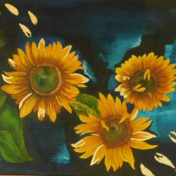 Sunflowers and Gold